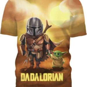 Dadalorian - All Over Apparel - T-Shirt / S - www.secrettees.com