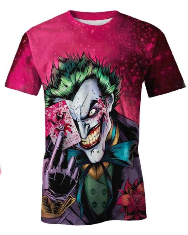 Dark Knight Joker - All Over Apparel - T-Shirt / S - www.secrettees.com
