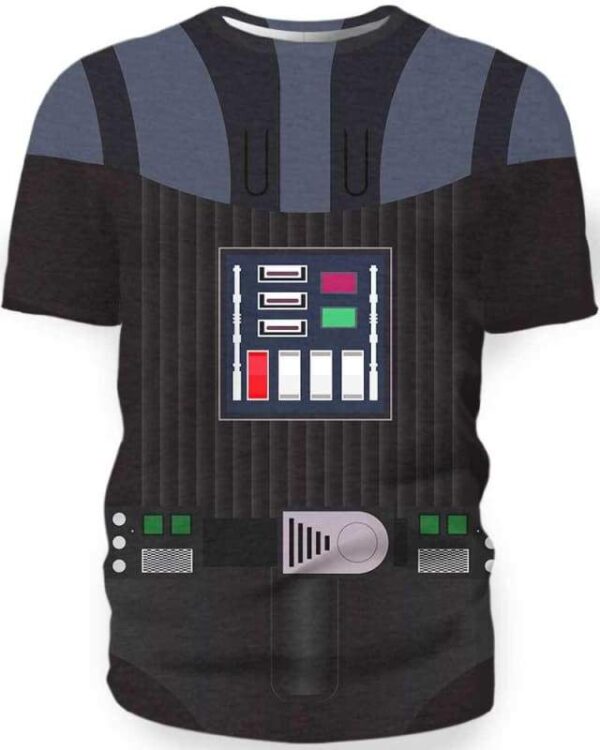 Darth Vader Costume - All Over Apparel - Kid Tee / S - www.secrettees.com