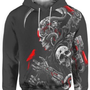 Death Machine - All Over Apparel - Hoodie / S - www.secrettees.com