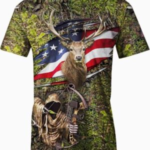 Deer Hunting - All Over Apparel - T-Shirt / S - www.secrettees.com