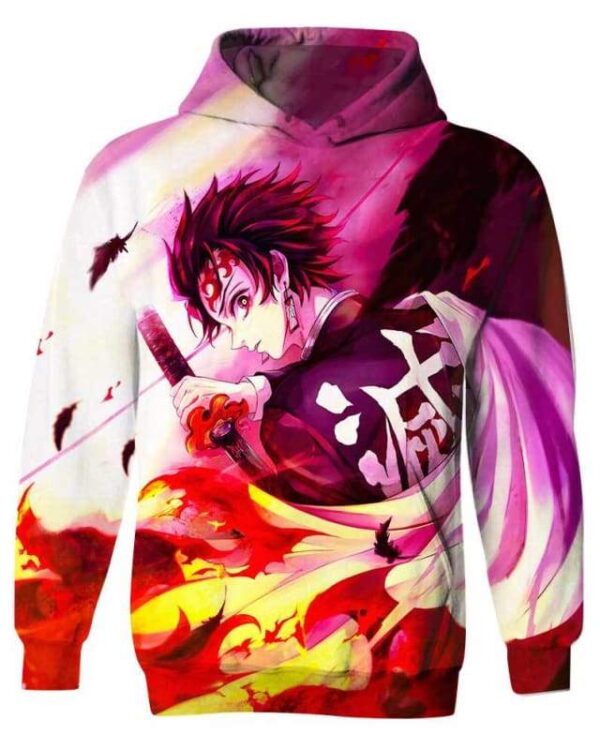 Demon Killer - All Over Apparel - Kid Hoodie / S - www.secrettees.com