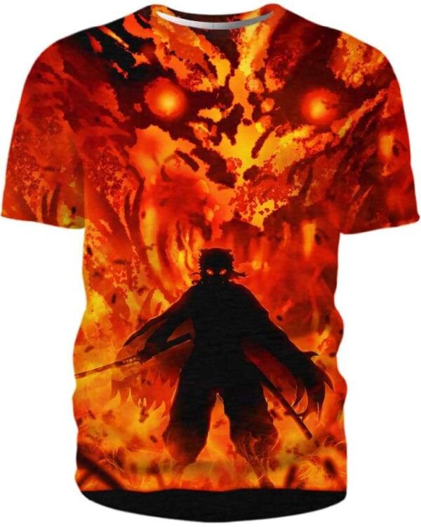 Devil Fire - All Over Apparel - Kid Tee / S - www.secrettees.com