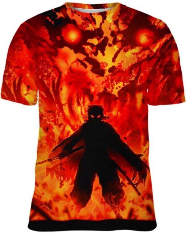 Devil Fire - All Over Apparel - T-Shirt / S - www.secrettees.com