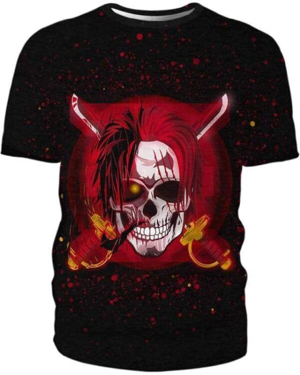 Devil Skull - All Over Apparel - T-Shirt / S - www.secrettees.com