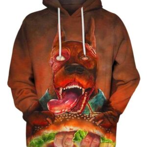Do You Want A Hamburger - All Over Apparel - Hoodie / S - www.secrettees.com