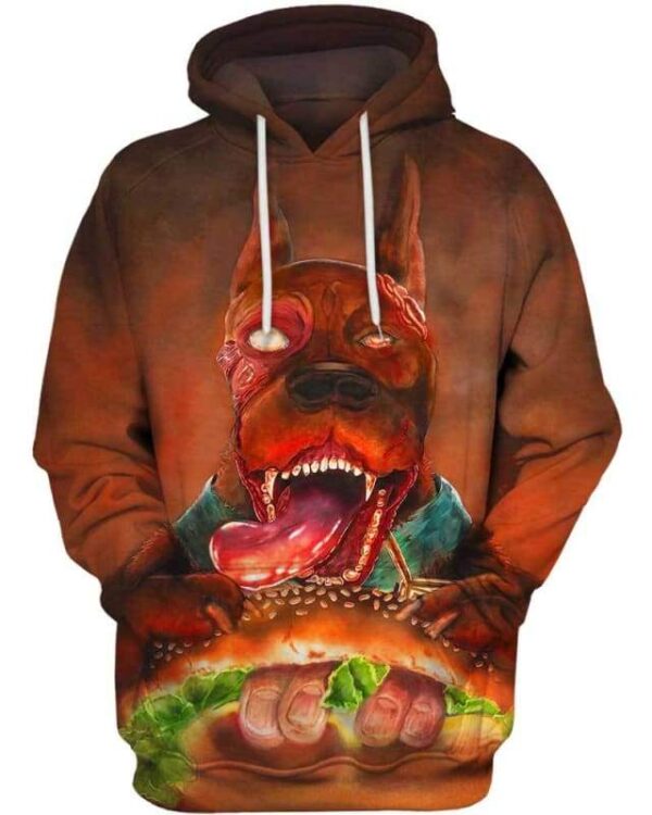 Do You Want A Hamburger - All Over Apparel - Hoodie / S - www.secrettees.com