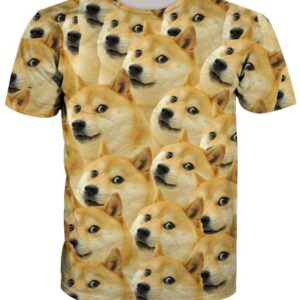 Dogepocylpse Doge 3D T-shirt - All Over Apparel - T-Shirt / S - www.secrettees.com