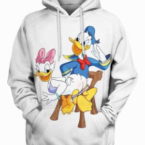 Donald & Daisy Sculaccia - All Over Apparel - Hoodie / S - www.secrettees.com