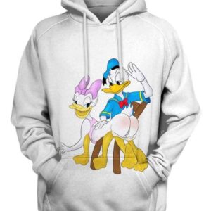 Donald Duck Sculaccia - All Over Apparel - Hoodie / S - www.secrettees.com