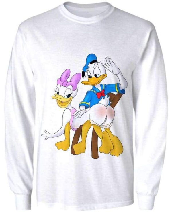 Donald Duck Sculaccia - All Over Apparel - Sweatshirt / S - www.secrettees.com
