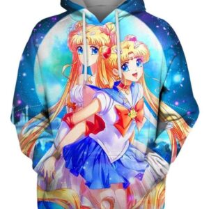 Double Moon - All Over Apparel - Hoodie / S - www.secrettees.com