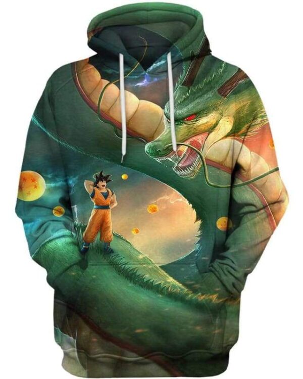 Dragon God - All Over Apparel - Hoodie / S - www.secrettees.com