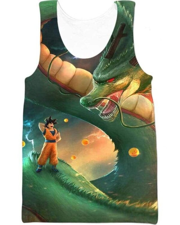 Dragon God - All Over Apparel - Tank Top / S - www.secrettees.com