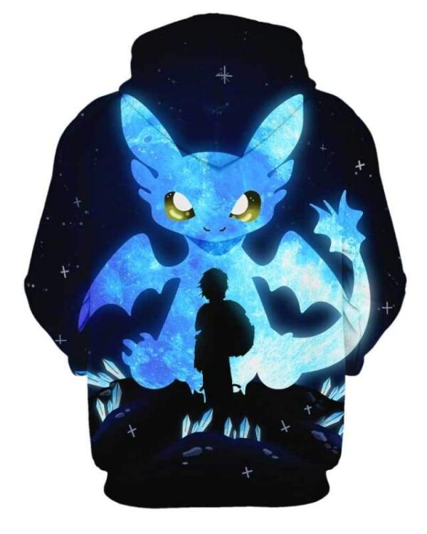 Dragon Moon Glows - All Over Apparel - www.secrettees.com