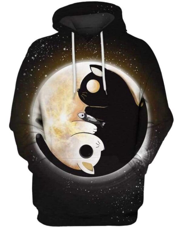 Eclipse Kittens - All Over Apparel - Hoodie / S - www.secrettees.com