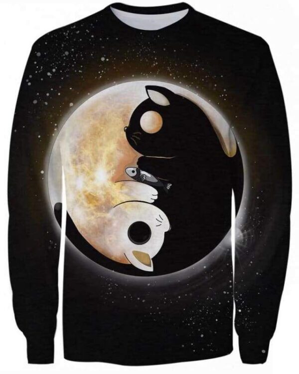 Eclipse Kittens - All Over Apparel - Sweatshirt / S - www.secrettees.com