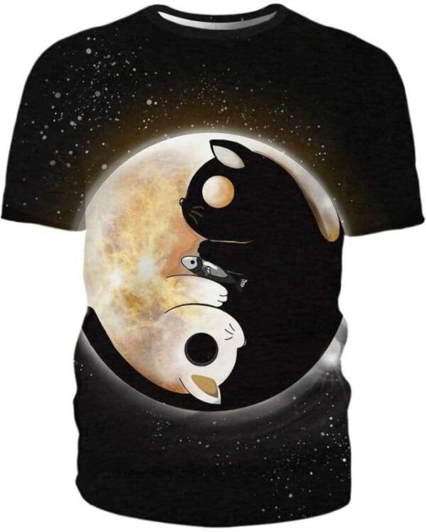 Eclipse Kittens - All Over Apparel - T-Shirt / S - www.secrettees.com