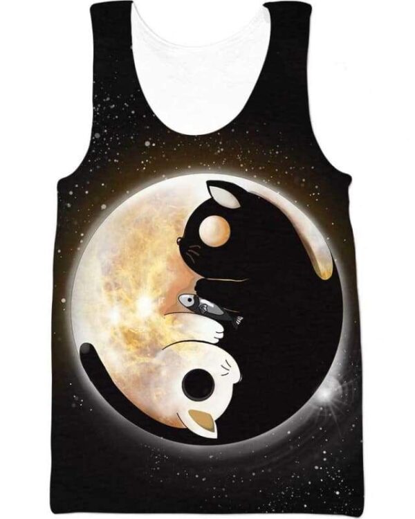 Eclipse Kittens - All Over Apparel - Tank Top / S - www.secrettees.com