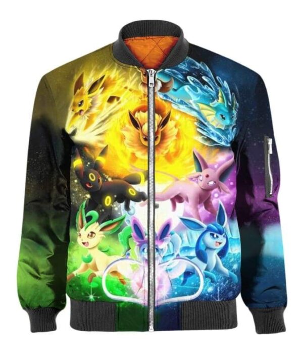 Eeveelutions Power - All Over Apparel - www.secrettees.com