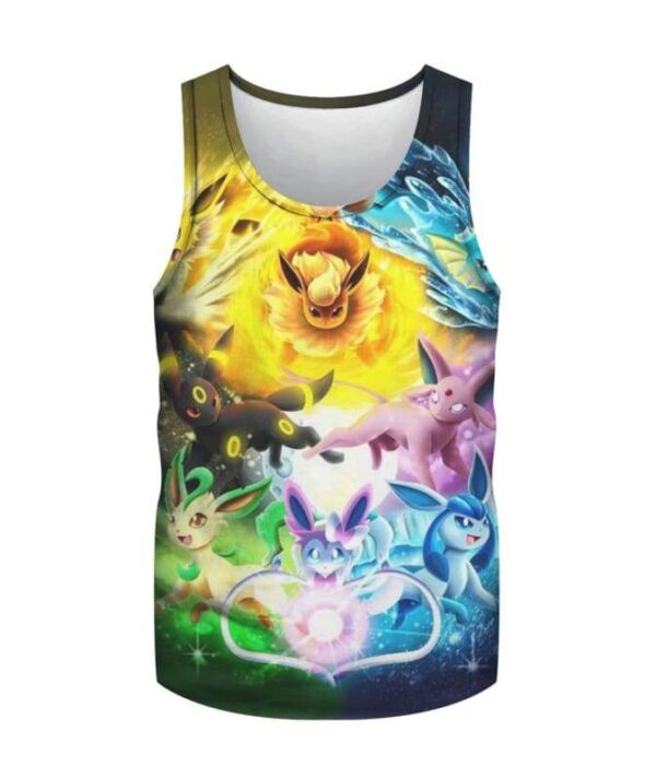 Eeveelutions Power - All Over Apparel - Tank Top / S - www.secrettees.com