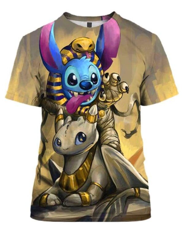 Egypt Cute Stitch - All Over Apparel - T-Shirt / S - www.secrettees.com