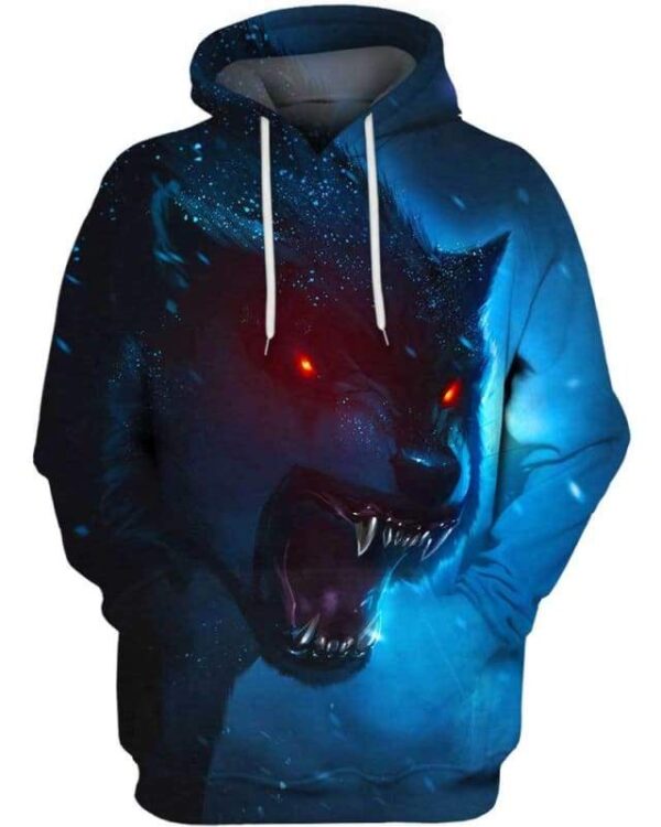 Evil Wolf - All Over Apparel - Hoodie / S - www.secrettees.com