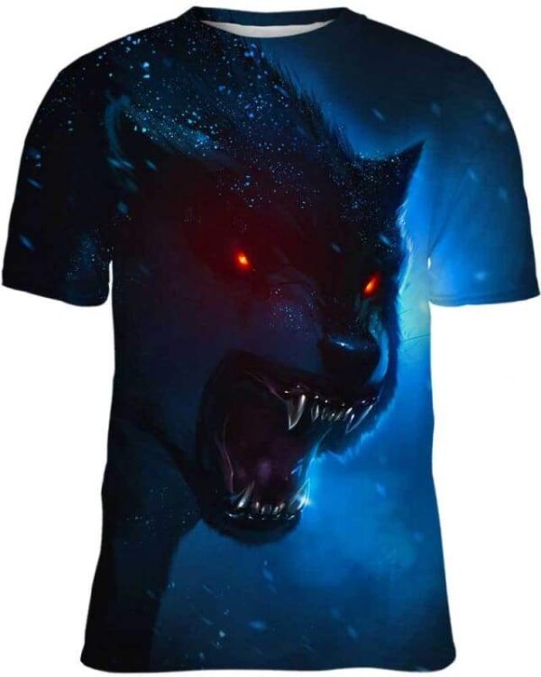 Evil Wolf - All Over Apparel - Kid Tee / S - www.secrettees.com