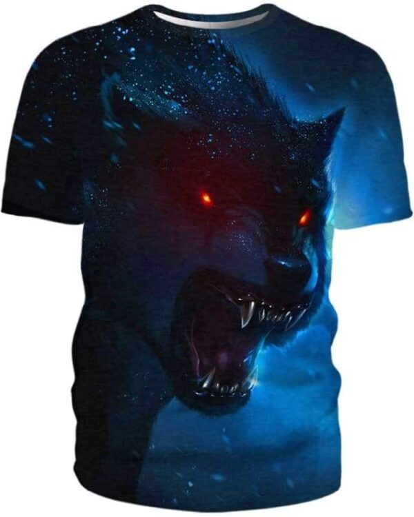 Evil Wolf - All Over Apparel - T-Shirt / S - www.secrettees.com
