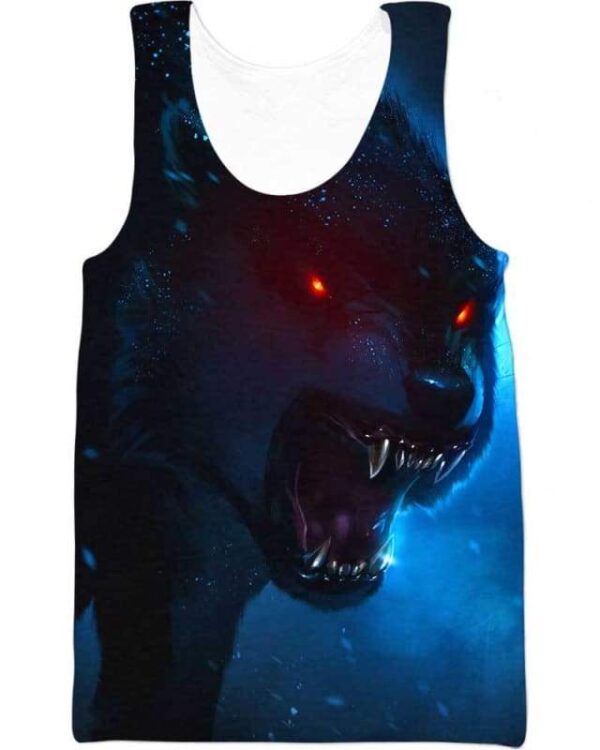 Evil Wolf - All Over Apparel - Tank Top / S - www.secrettees.com