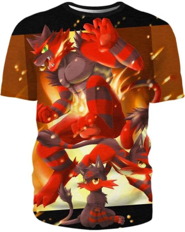 Evolution Of Torracat - All Over Apparel - T-Shirt / S - www.secrettees.com