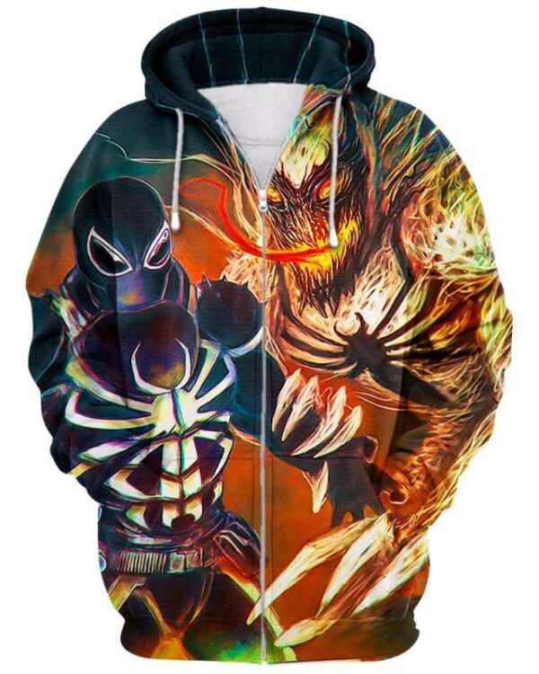 Experimental Monsters - All Over Apparel - Zip Hoodie / S - www.secrettees.com