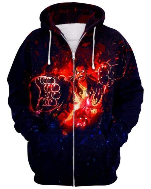 Explosive Power - All Over Apparel - Zip Hoodie / S - www.secrettees.com