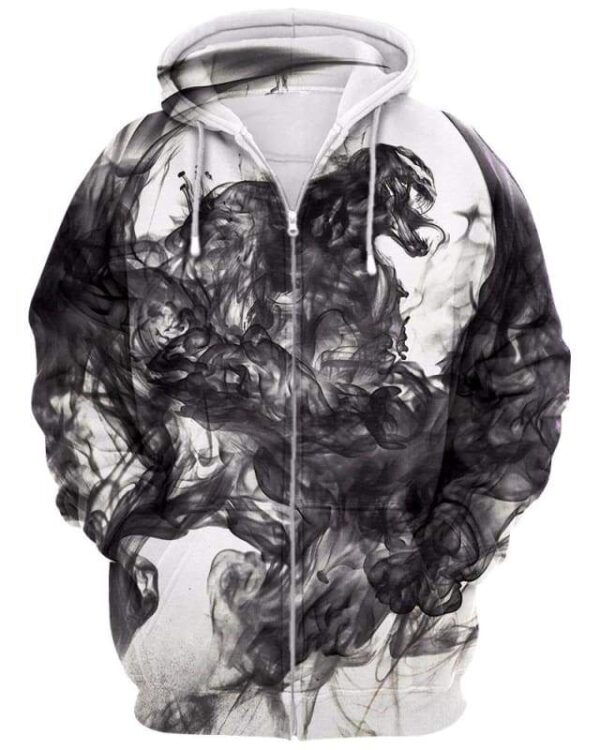 Extravagant Smoke - All Over Apparel - Zip Hoodie / S - www.secrettees.com