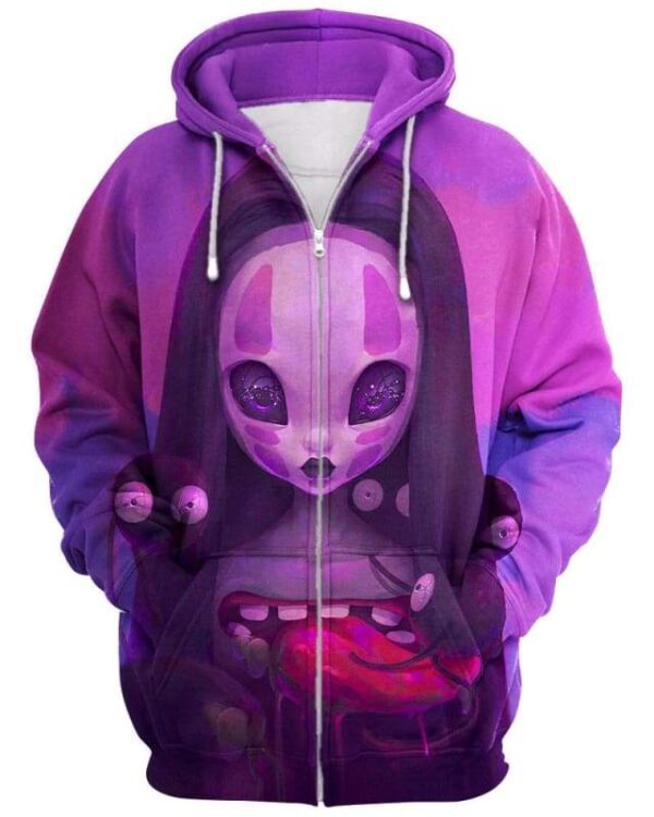 Faceless - All Over Apparel - Zip Hoodie / S - www.secrettees.com