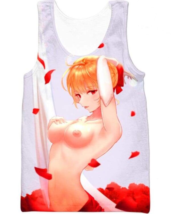 Falling Roses - All Over Apparel - Tank Top / S - www.secrettees.com