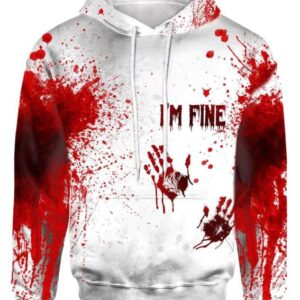 Famille - Halloween Blood Hoodie T-shirt - All Over Apparel - Hoodie / S - www.secrettees.com