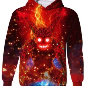 Fire Alien - All Over Apparel - Kid Hoodie / S - www.secrettees.com