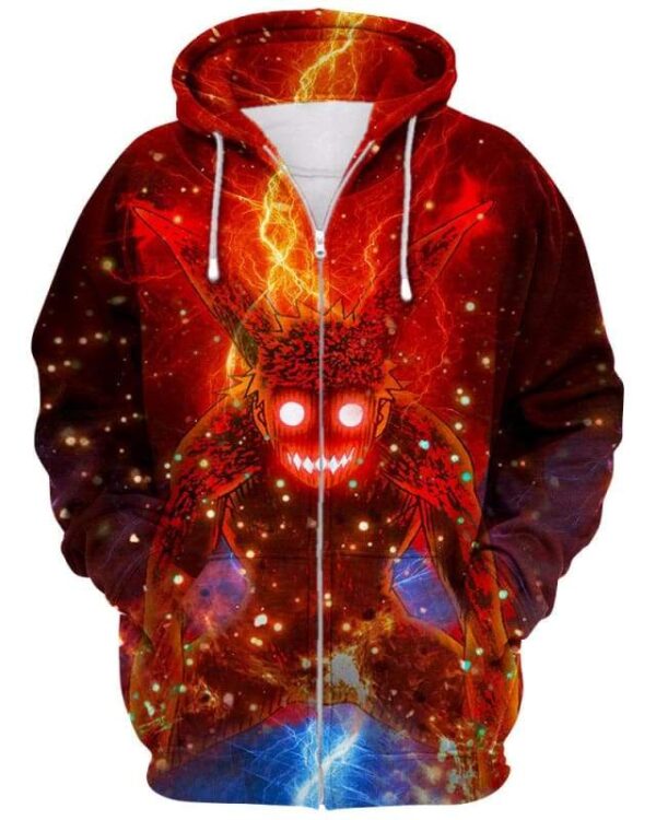 Fire Alien - All Over Apparel - Zip Hoodie / S - www.secrettees.com