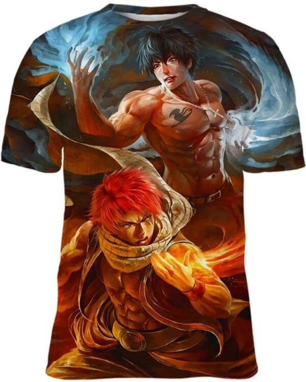 Fire And Ice - All Over Apparel - Kid Tee / S - www.secrettees.com