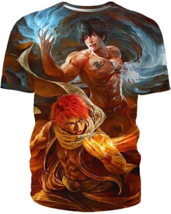 Fire And Ice - All Over Apparel - T-Shirt / S - www.secrettees.com