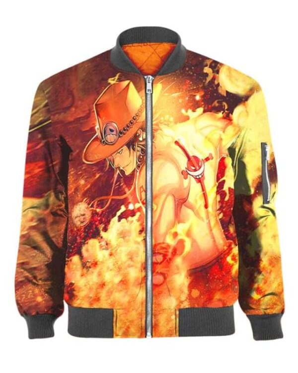 Fire Fist - All Over Apparel - Bomber / S - www.secrettees.com