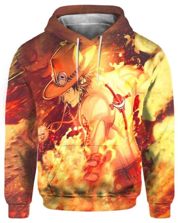 Fire Fist - All Over Apparel - Hoodie / S - www.secrettees.com