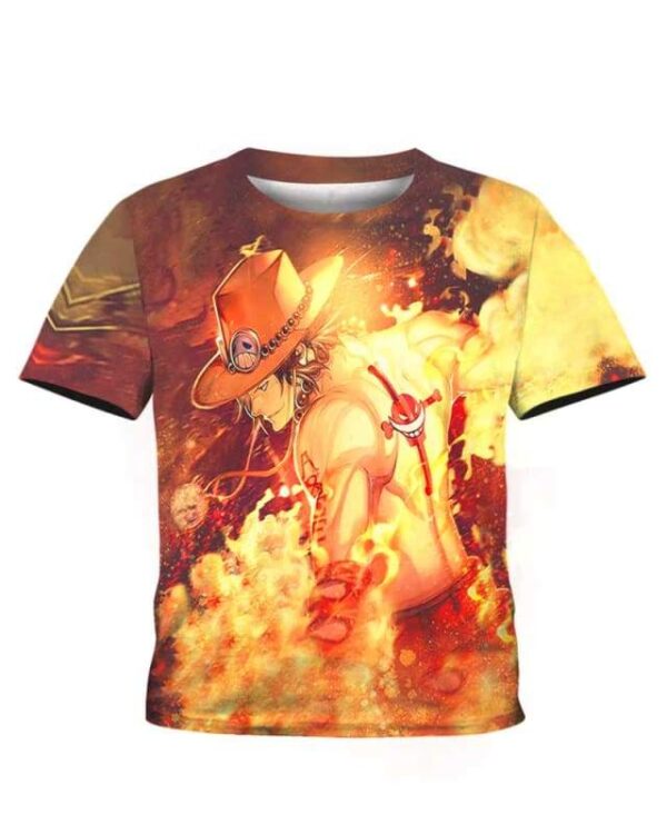 Fire Fist - All Over Apparel - Kid Tee / S - www.secrettees.com