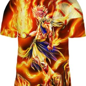 Fire God Dragon Natsu - All Over Apparel - T-Shirt / S - www.secrettees.com