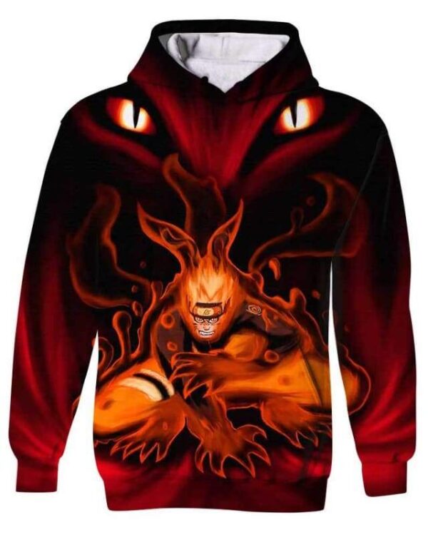 Fire Knight - All Over Apparel - Kid Hoodie / S - www.secrettees.com