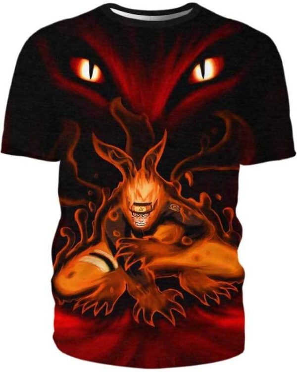 Fire Knight - All Over Apparel - T-Shirt / S - www.secrettees.com