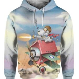 Flying Ace - All Over Apparel - Hoodie / S - www.secrettees.com