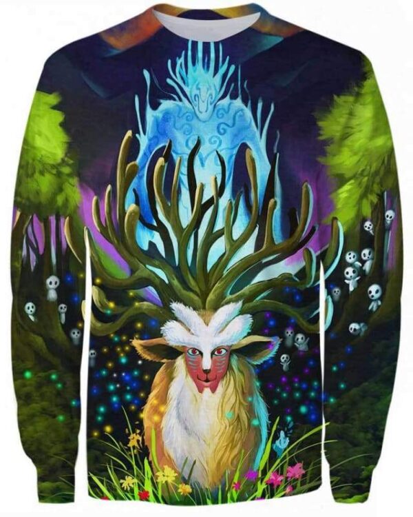 Forest Spirit - All Over Apparel - Sweatshirt / S - www.secrettees.com