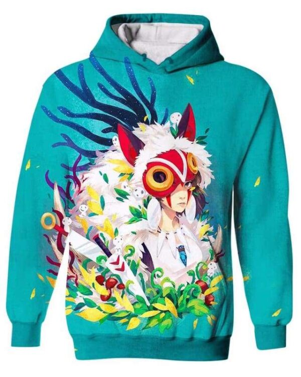 Forest Warrior - All Over Apparel - Kid Hoodie / S - www.secrettees.com